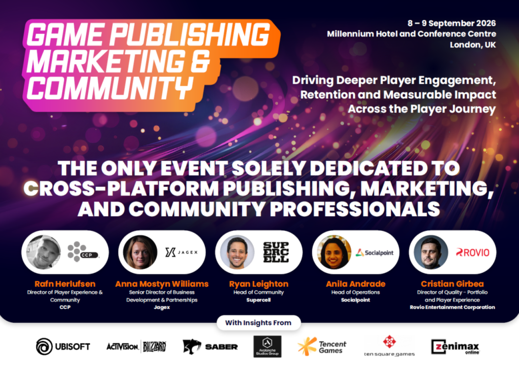 Game Publishing, Marketing & Community | Event Agenda 2026