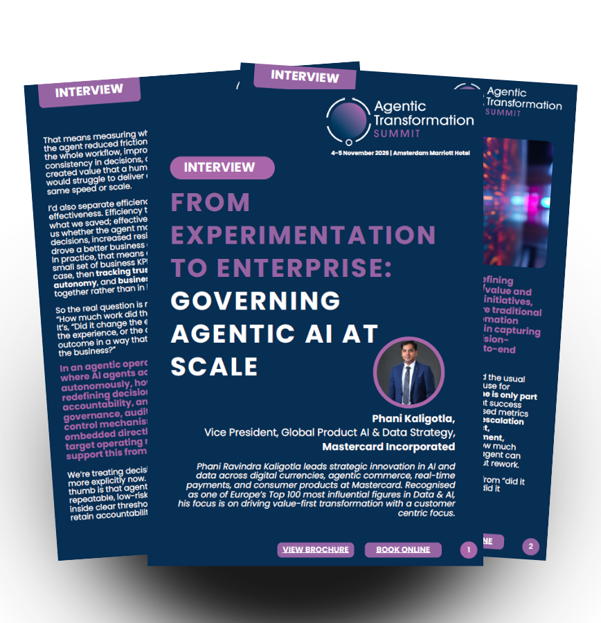 Interview | From Experimentation to Enterprise: Governing Agentic AI at Scale | Insights from Phani Kaligotla