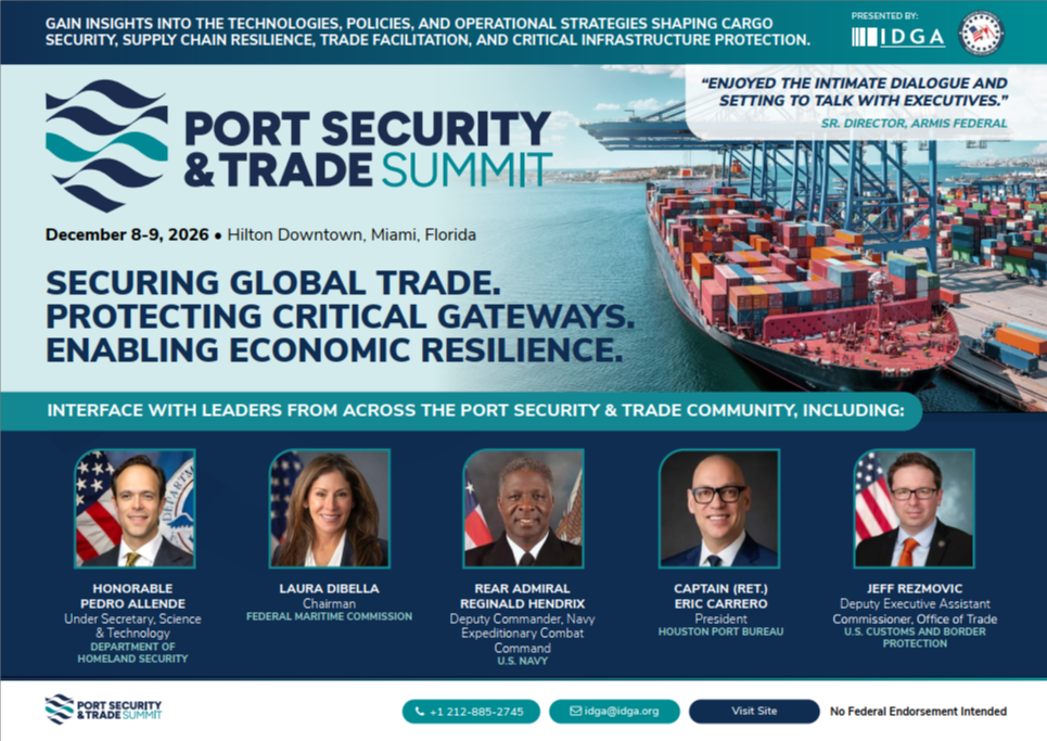 Port Security & Trade Summit | 2026 Event Agenda