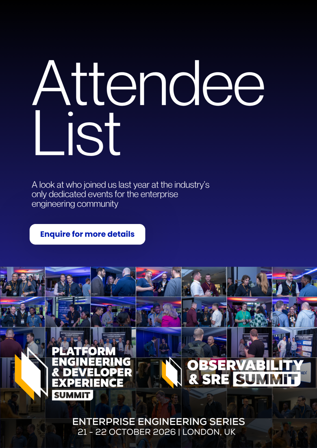 Observability & SRE Summit | Past Attendee List