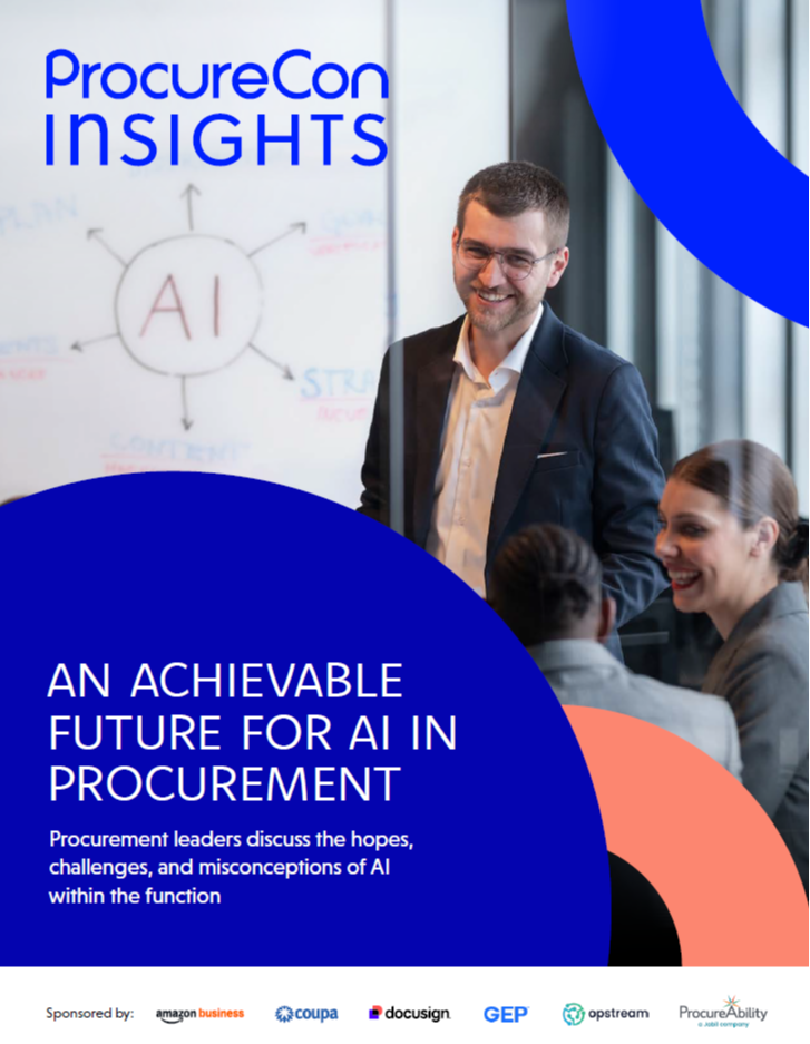 An achievable future for ai in procurement - Procurement leaders discuss the hopes, challenges, and misconceptions of AI within the function