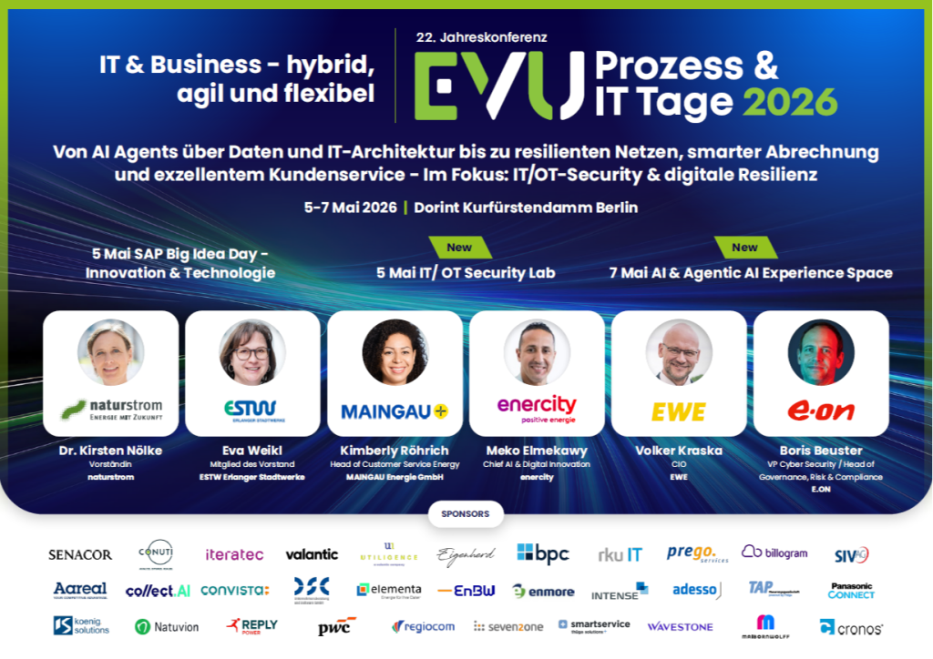EVU Prozess- & IT-Tage 2026 | Konferenz-Agenda