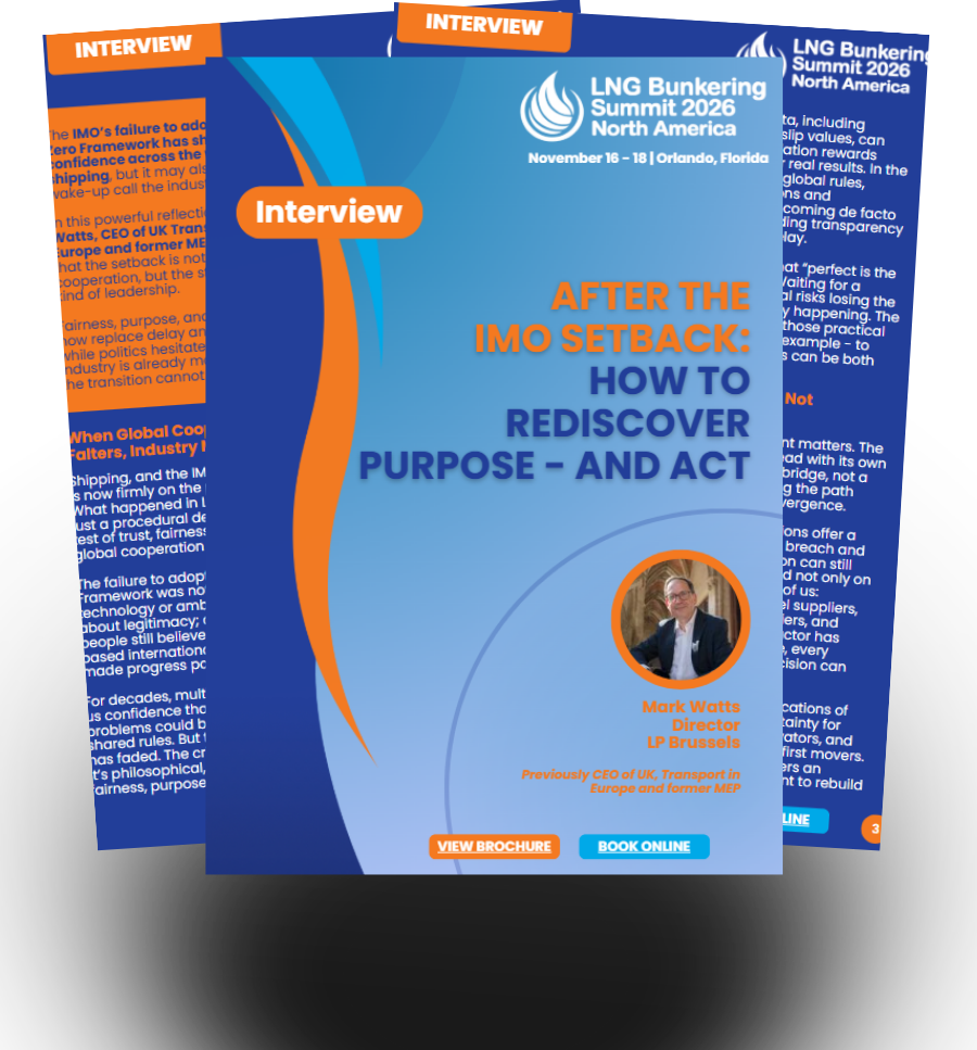 Interview | After the IMO Setback: How to Rediscover Purpose - and Act | Featuring Insights from Mark Watts