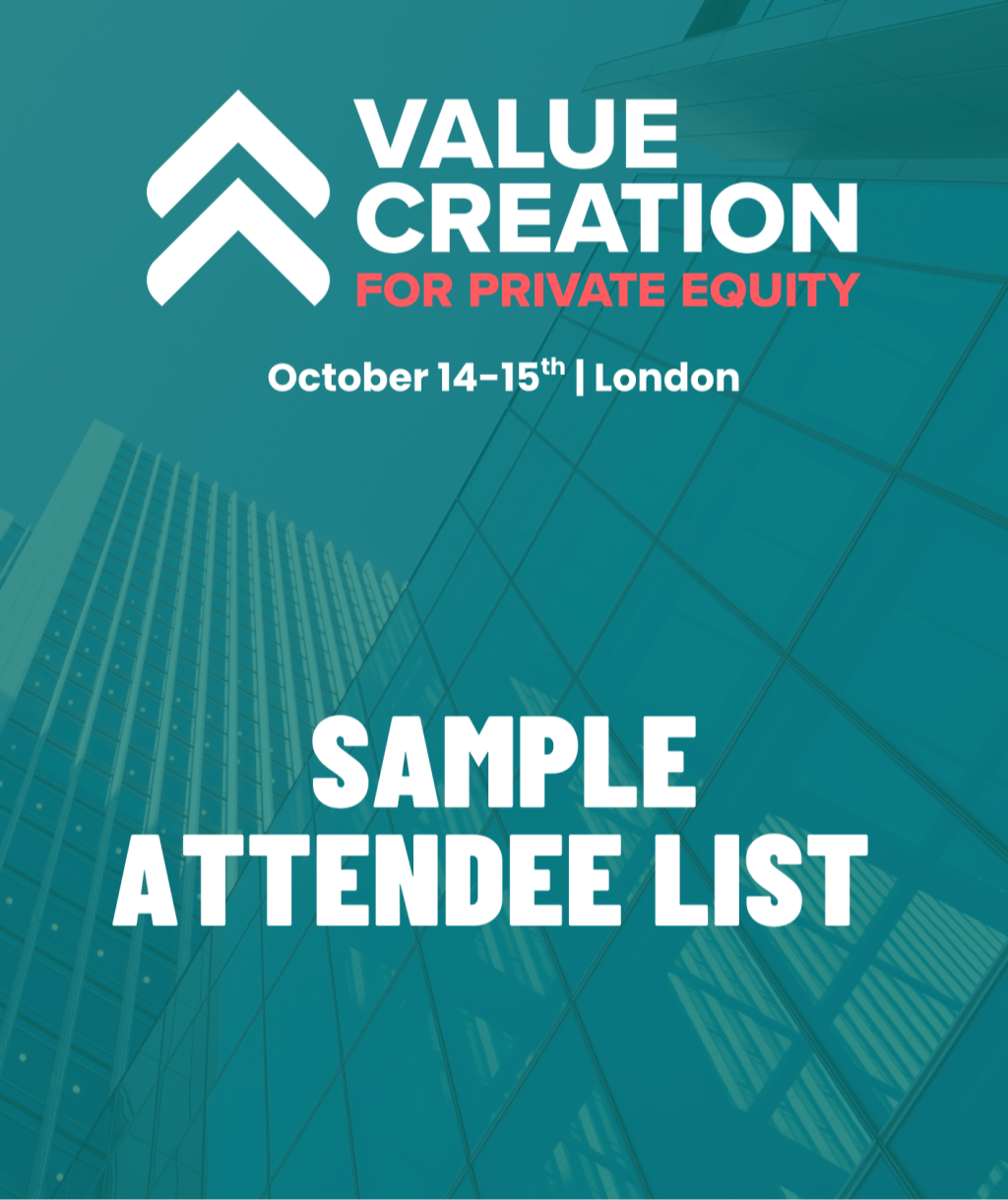 Value Creation for Private Equity - List of Attendees
