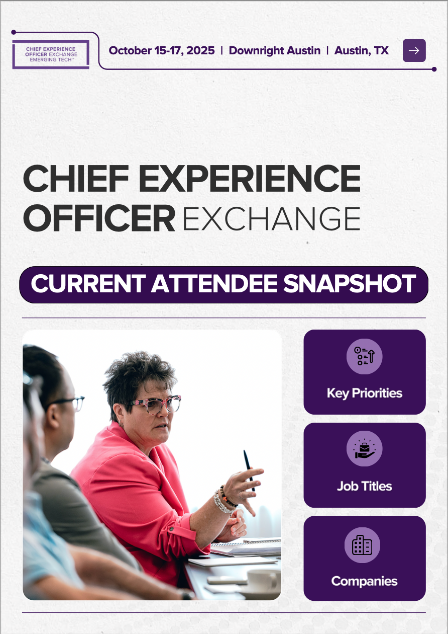 View Current Attendee Snapshot | CXO Emerging Tech Exchange October 2025 Sponsorship