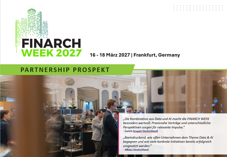 FINARCH WEEK - Sponsorship-Prospekt