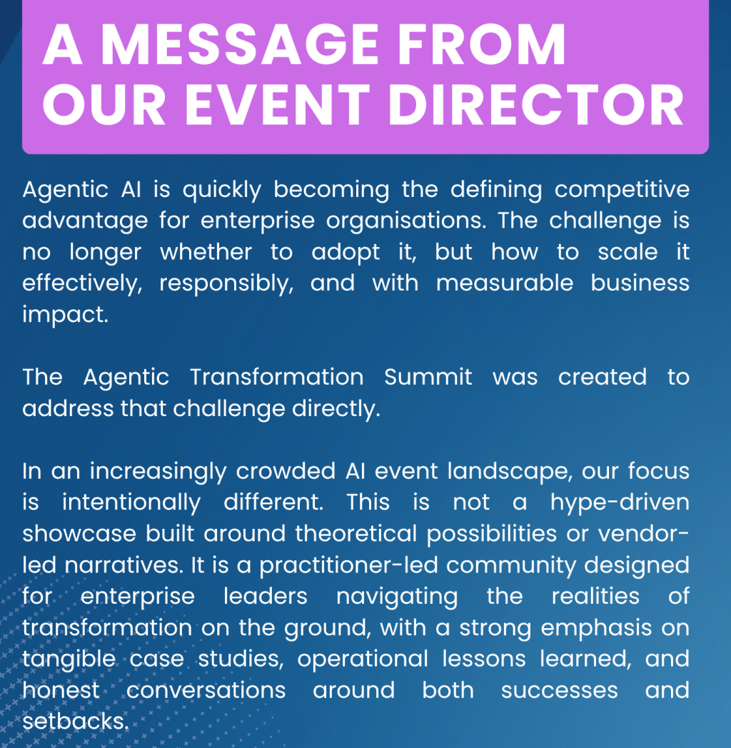 A Message from Our Event Director