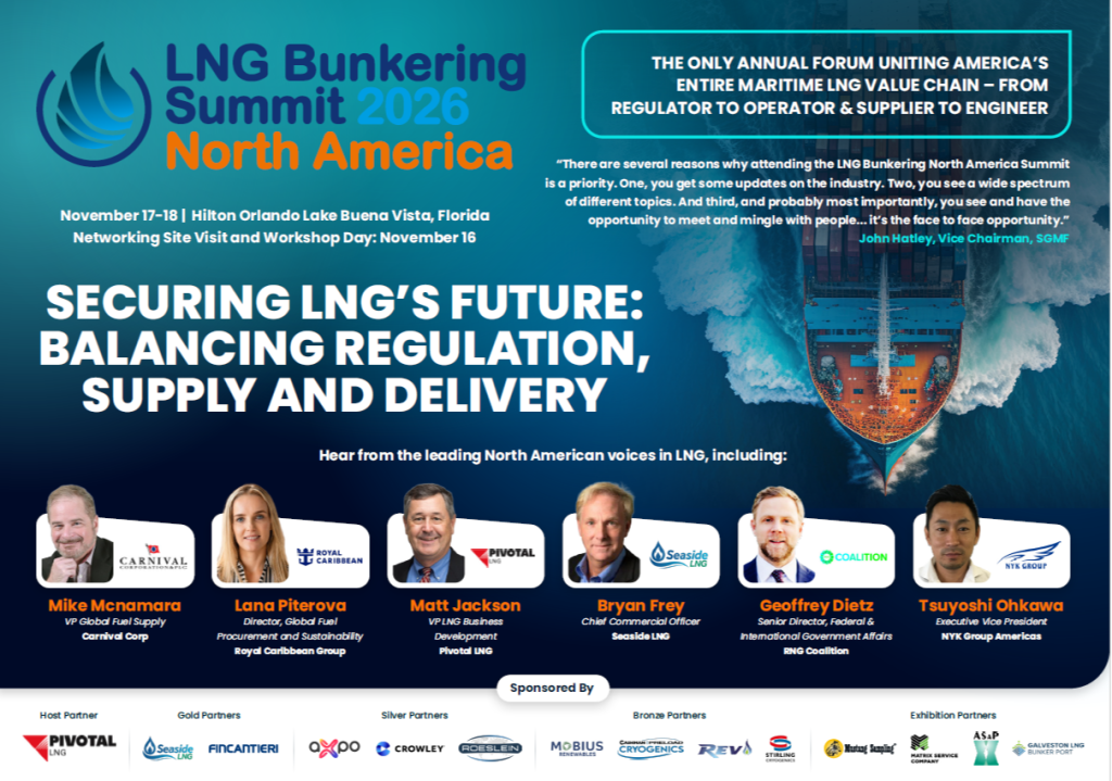 The 2026 LNG Bunkering North America Summit  Agenda