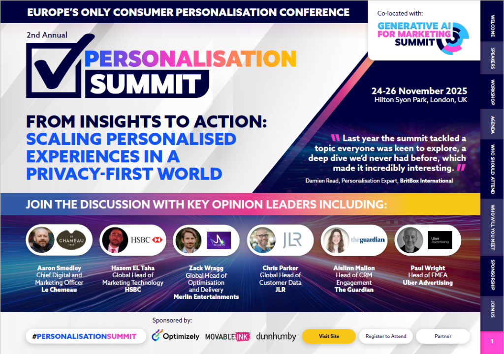 Agenda | Personalisation Summit 2025