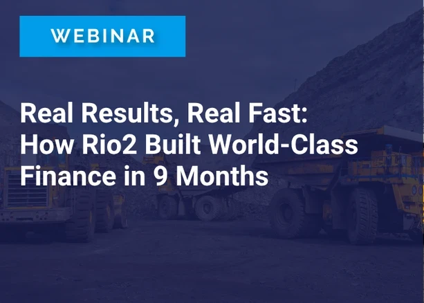 Real Results, Real Fast: How Rio2 Built World-Class Finance in 9 Months