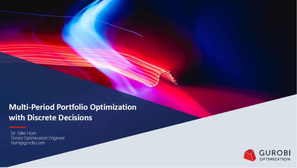 Multi-Period Portfolio Optimization with Discrete Decisions