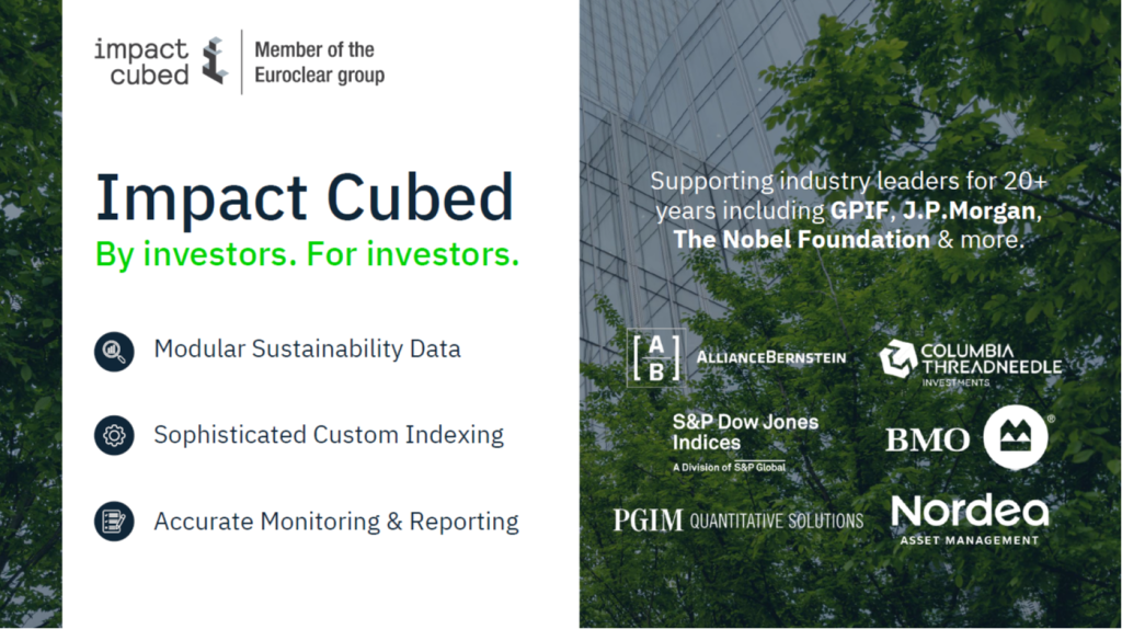 Impact Cubed. By investor. For investors.
