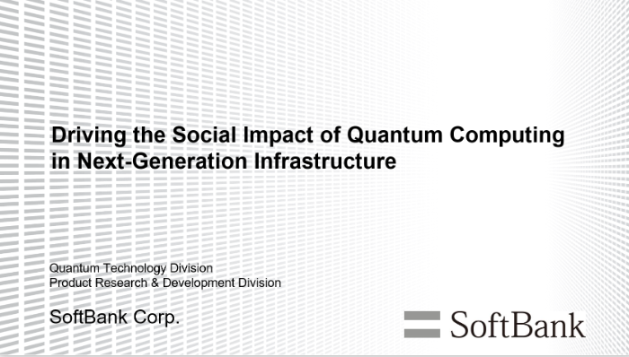 Driving the Social Impact of Quantum Computing ​in Next-Generation Infrastructure​