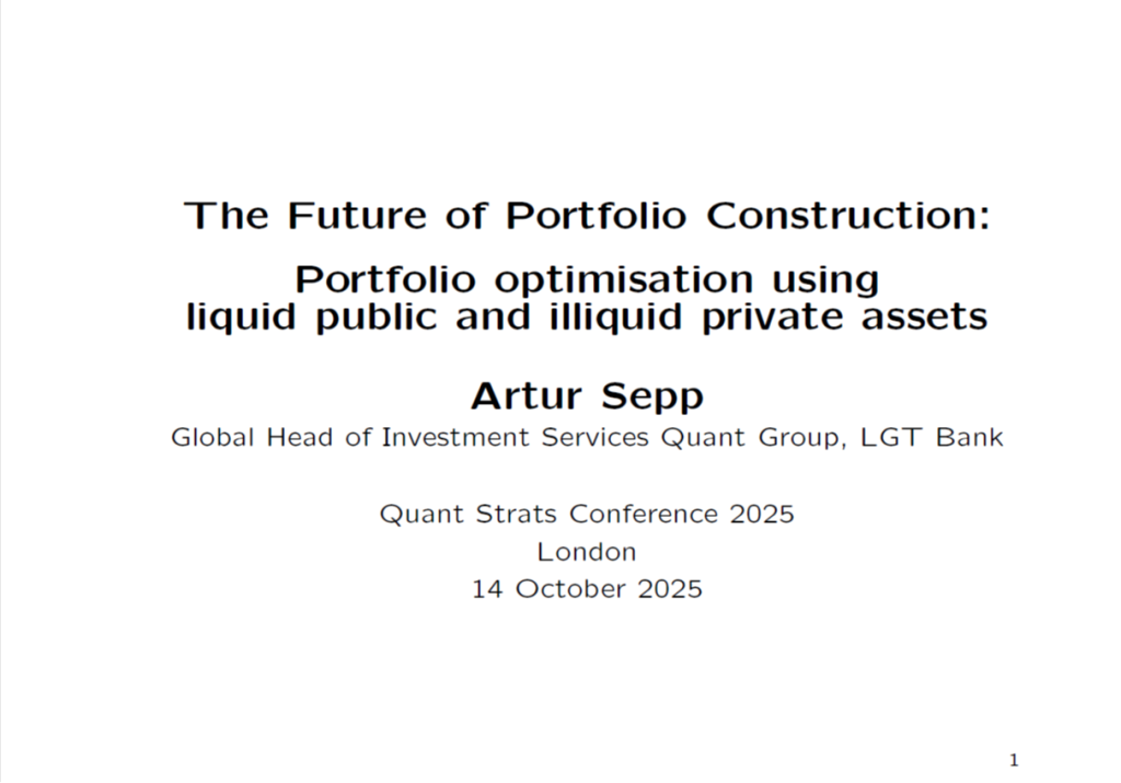 The Future of Portfolio Construction - LGT Bank