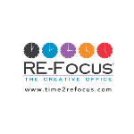 RE-FOCUS THE CREATIVE OFFICE Logo