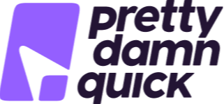PrettyDamnQuick Logo