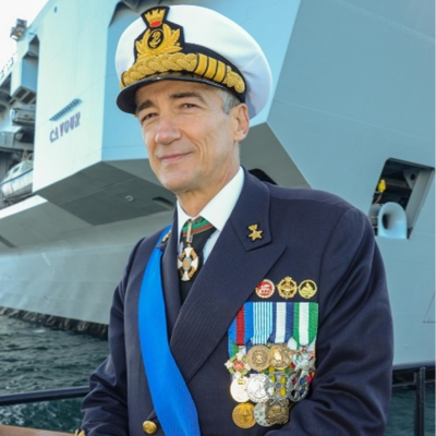 Admiral Aurelio de Carolis, Commander in Chief of the Italian Fleet at Italian Navy