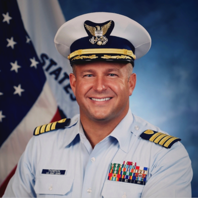 Captain Patrick Thompson, Technical Director, PEO-C5I Infrastructure at U.S. Coast Guard