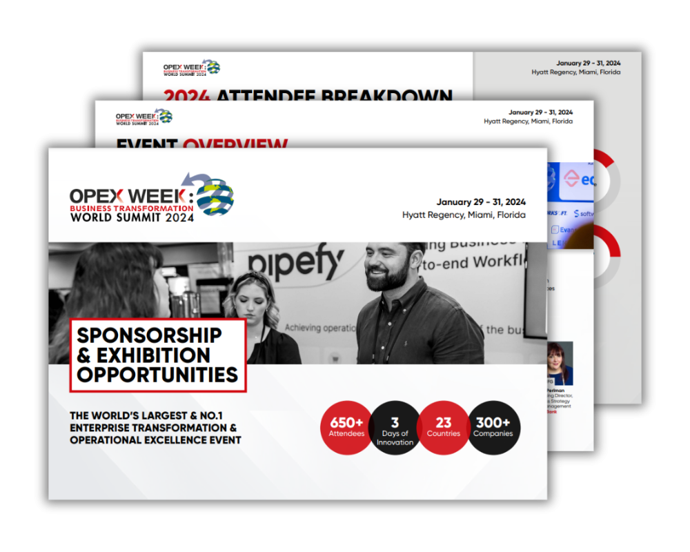 OPEX Week Business Transformation World Summit 2024 Sponsorship