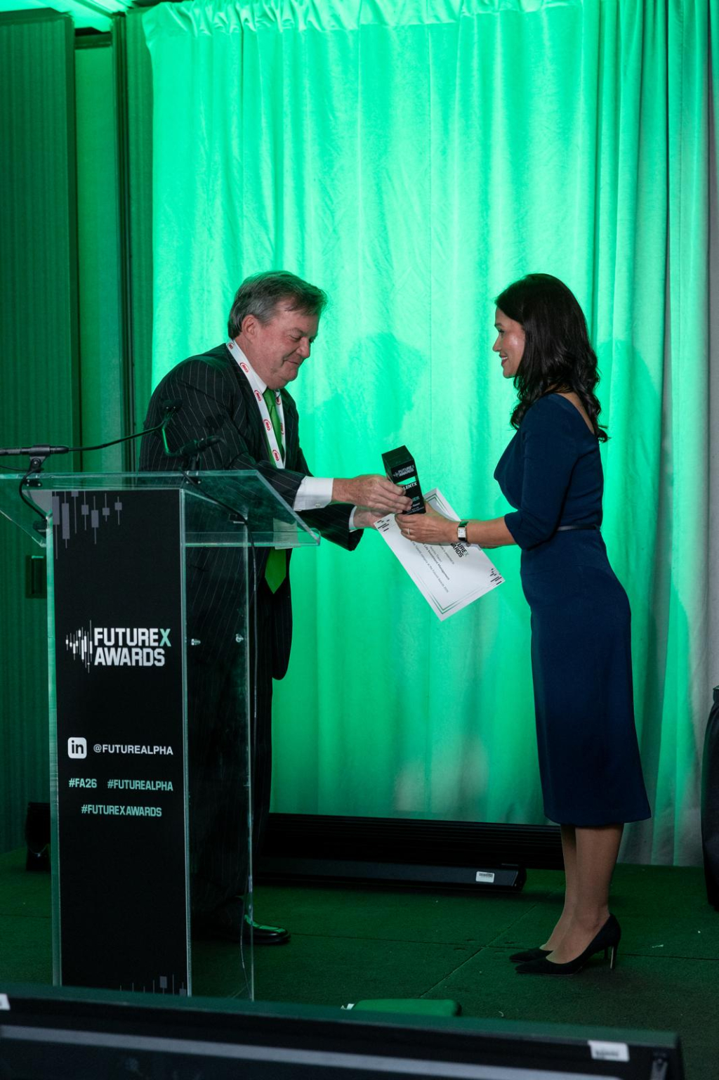 Moment from the 2026 FutureX Awards