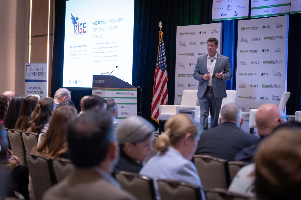Veterans Healthcare Summit delegates networking