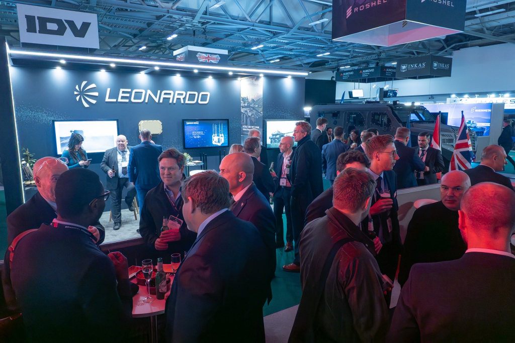 Delegates networking at an IAV evening social