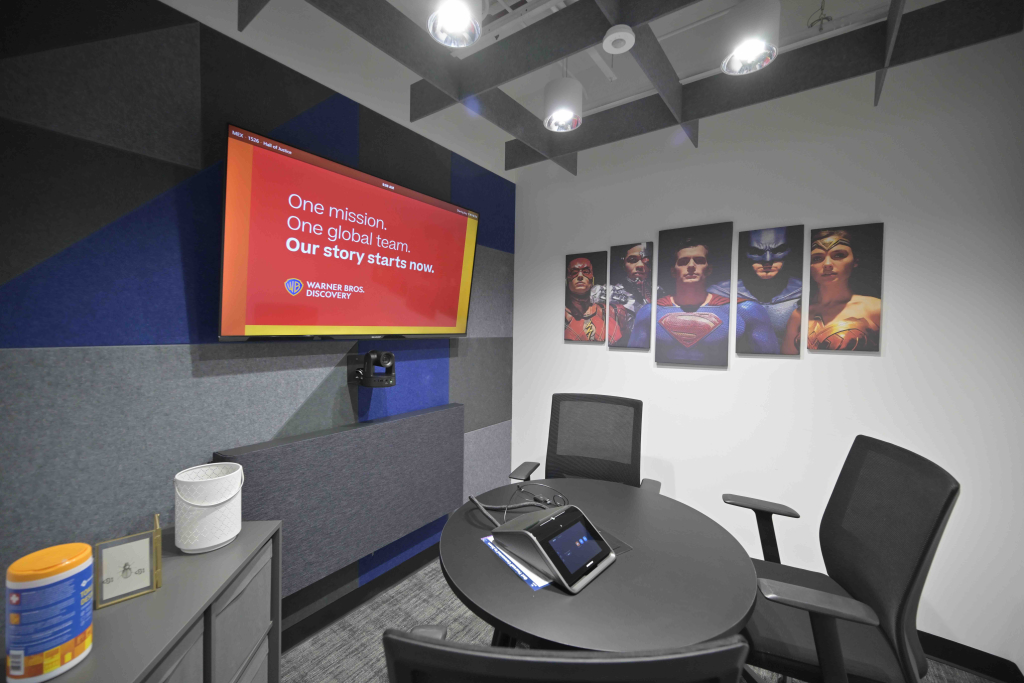 Warner Bros. Discovery meeting room