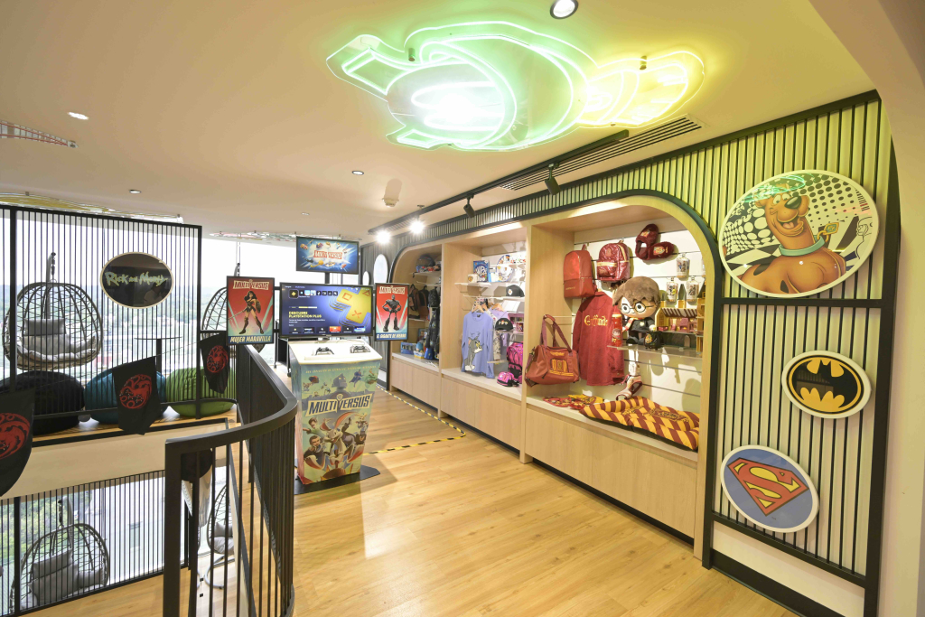 Warner Bros. Discovery branded entertainment area