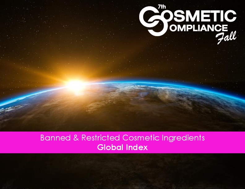 Banned and restricted cosmetic ingredients index 2017