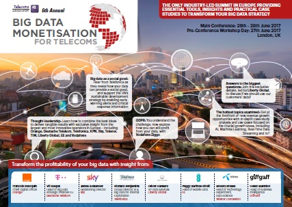 6th Annual Big Data Monetisation for Telecoms Summit: Download Agenda