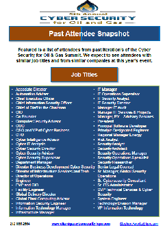 Past Attendee Snapshot