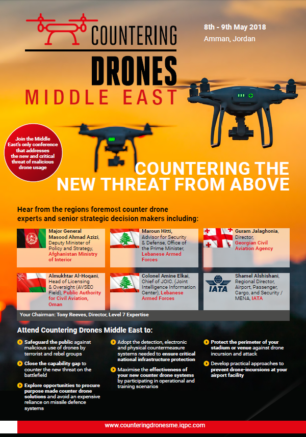 Countering Drones Middle East Agenda 2018