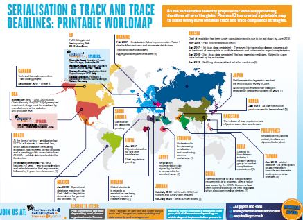 Printable Worldmap - Serialisation Deadlines