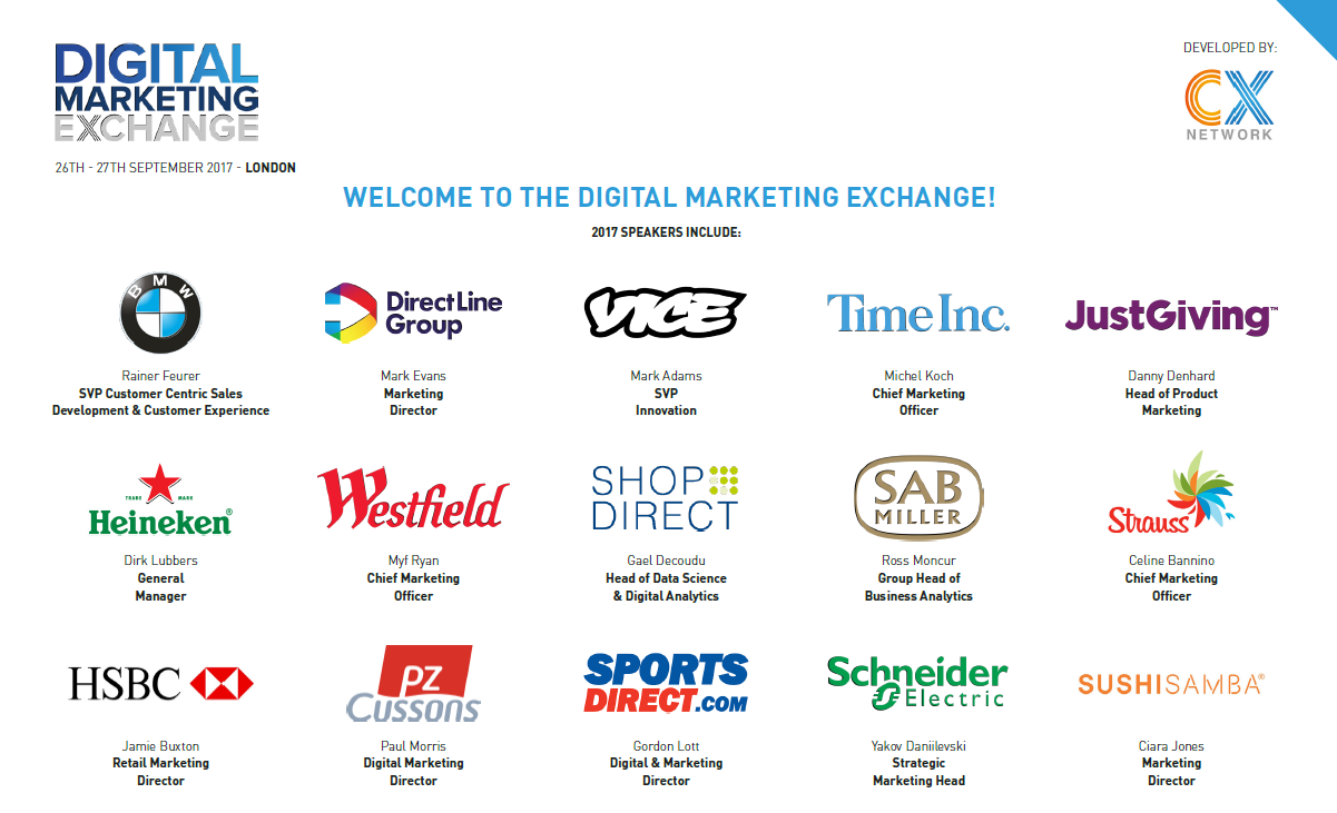 Download the Digital Marketing Exchange Agenda